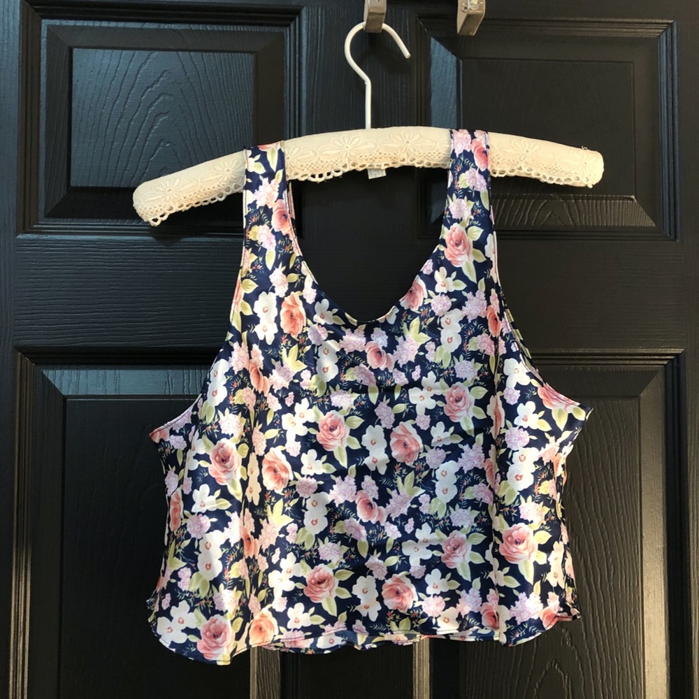 Amaretta Floral Tank